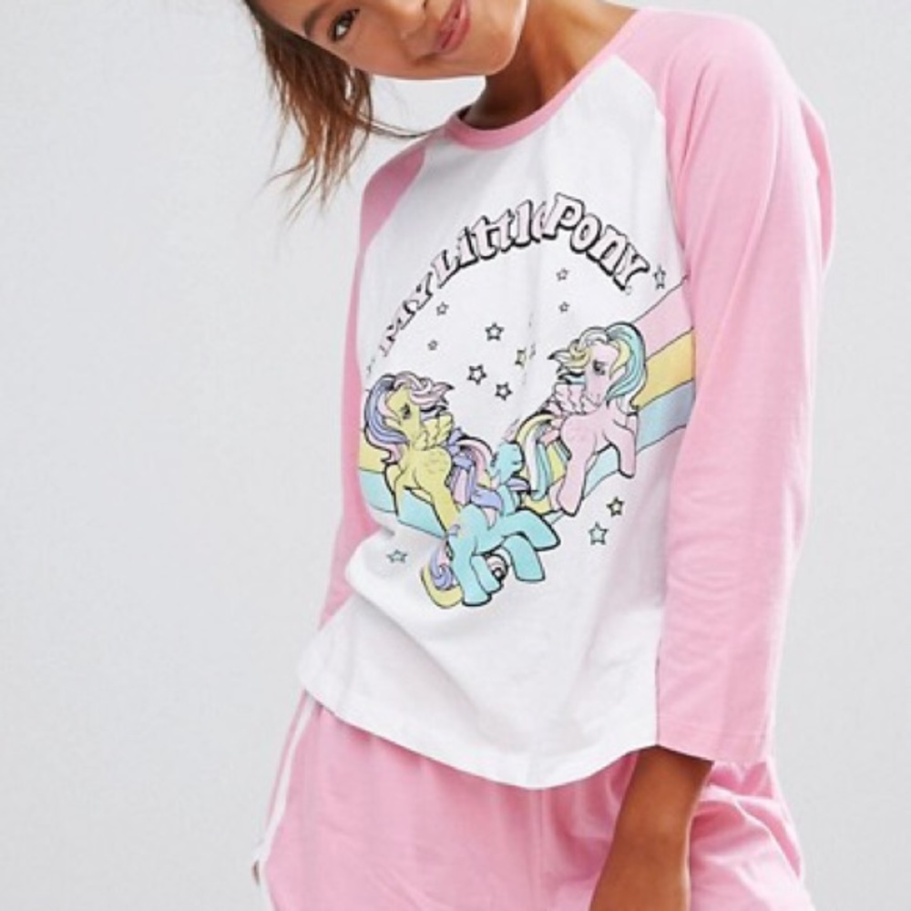 Vintage Style My Little Pony Baseball Tee🦄🌈💖